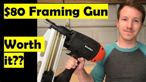 They blast nails in soft wood at various speeds and force with each pull of the trigger. Harbor Freight Framing Nail Gun | Banks 21 Degree Framing ...