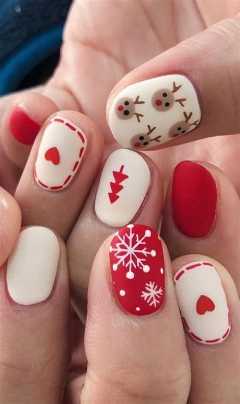 Beetles gel nail polish, 1 pcs 15ml red color soak off gel polish nail art. 56+ This Christmas Awesome Nails Design Ideas and Nail Polish Part 54 #christmasnailartdesigns ...