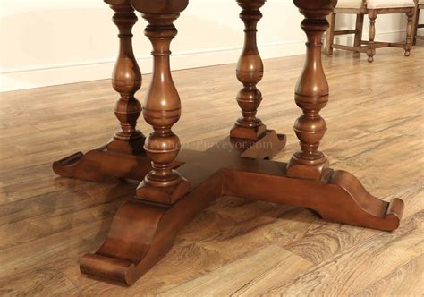 The traditional way to extend a formal dining table is to insert extra 'leaves', or segments, that are inserted once the two opposite ends of the dining table have been slid apart to. 64 - 84 Round Solid Walnut Dining Jupe Table with Hidden ...