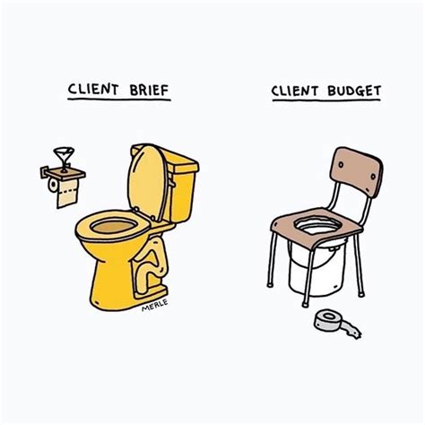 Client brief vs client budget by @brothermerle | submit your work via contact@thedesigntip.net ...