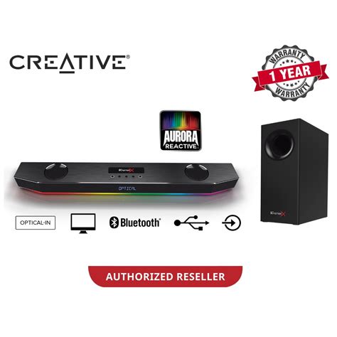 Subwoofer has a hard time keeping up at high volumes. Creative Sound BlasterX Katana Multi-channel Gaming ...