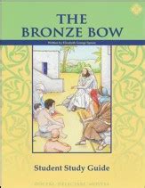 A study guide to accompany the reading of the 1962 newbery medal winner the bronze bow in the classroom featuring suggested discussion questions, vocabulary work, work sheets, related bible passages and further readings. The Bronze Bow Progeny Press Study Guide, Grades 6-8: Carole Peltarri: 9781586093334 ...