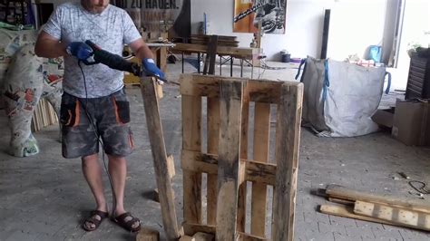 Eine bank aus europaletten bauen, das ist eigentlich nicht schwer. Werkbank aus Europaletten Working Bench from reclaimed ...