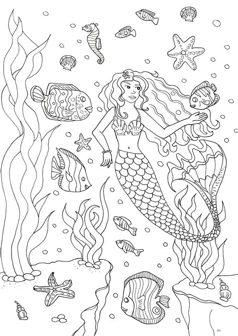 Dessin a imprimer fille avec ballons / coloriage ballon de plage sur le sable vacance ete dessin vacances ete a imprimer : Sirene dessin imprimer - Ti bank