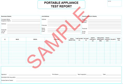 Conforms to contemporary uk requirements. 6 Pat Testing Certificate Template 84716 | FabTemplatez