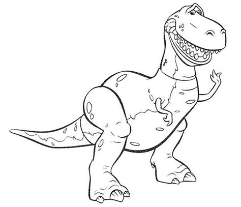 Toy story was released by disney and created by pixar and was the first film that was entirely computer animated. Toy Story Toys Rex The Dino Coloring Pages : Best Place to ...