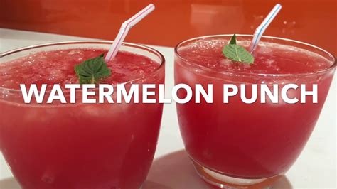 We did not find results for: WATERMELON PUNCH **alcoholic /non alcoholic** - YouTube