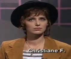 Originelles fundstück, eine dokumentation über christiane f. Christiane Felscherinow and son in 1996. | Real Cristiane ...