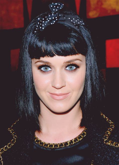 Katy perry is rocking long, black hair in old hollywood curls again. KATY PERRY BLACK HAIR - Katy Perry Photo (42960770) - Fanpop