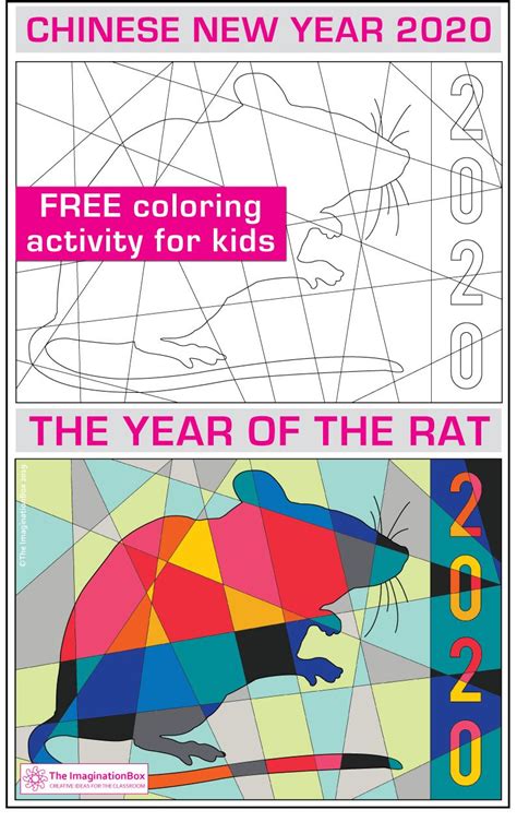 Book one to color harmony of colour book thirty three: Free Coloring Pages Chinese New Year 2020 Year of The Rat ...