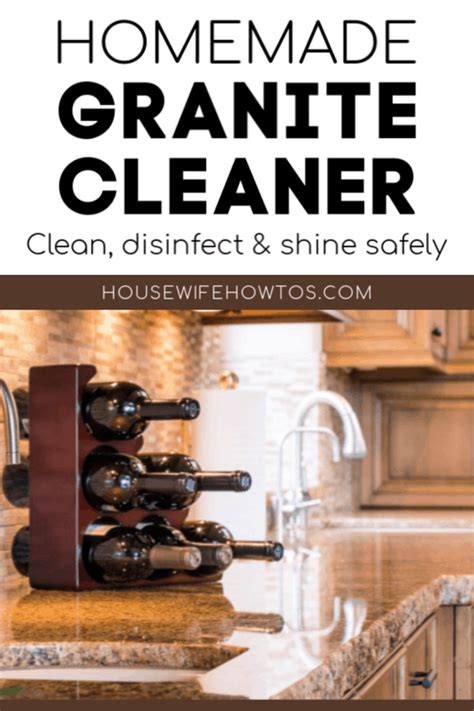 A fresh green tea and lime scent will fill the air as. Homemade Granite Cleaner and Disinfectant | Housewife How-Tos