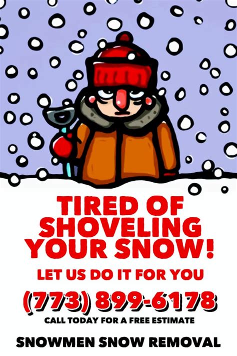 We accept visa, mastercard, discover, and american express. Snow Men Snow Removal - Snow Removal - Portage Park ...