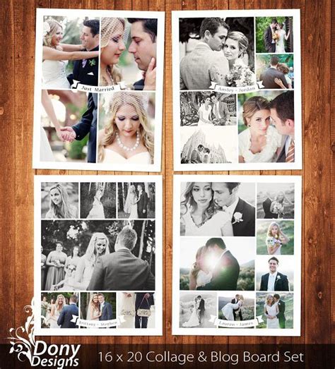 321,000+ vectors, stock photos & psd files. Wedding Templates Photo Collage Set (With images) | Wedding templates