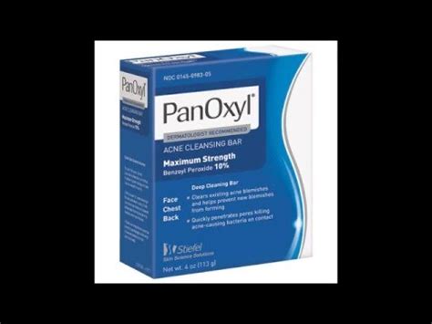 Daylogic 10% benzoyl peroxide acne foaming wash 5.5oz compare panoxyl. PanOxyl Acne Cleansing Bar 10% Benzoyl Peroxide - YouTube