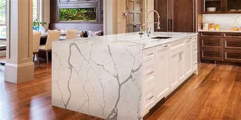 Stop by and pick the perfect slab for your kitchen remodel. Zodiaq Calacatta Natura quartz | Quartz that looks like marble Zodiaq quartz countertops