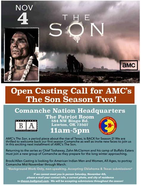 Native son movie reviews & metacritic score: Open Casting Call - AMC's 'The Son' Casting Native Actors ...