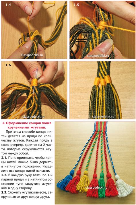 Ткачество поясов. Урок 6. - Ткачество поясов - Азбука рукоделия ...