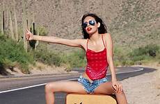 hitching ride hitchhiker
