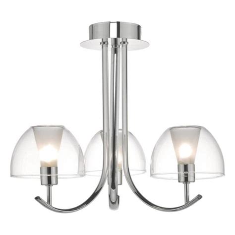 Light , modern/contemporary chrome feature for crystal metal living room.guaranteed low prices on all modern ceiling light fixtures and ceiling lamps + free. Dar Lighting Duana Contemporary 3 Light Semi Flush Light ...