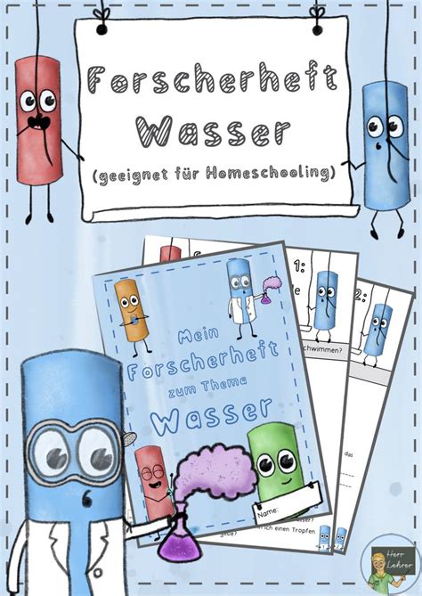 Experimente für zuhause für spannende experimente braucht man nicht immer ein labor. Forscherheft: Wasser (8 Experimente für zu Hause ...