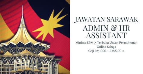 So dekat sini apa yang anda boleh faham ialah, lepas ni cuba cuba la dapatkan kerja ikut pada sektor yang saya duk kongsikan bawah ni. Jawatan Kosong Terkini Sarawak 2017 ~ Admin & HR Assistant ...