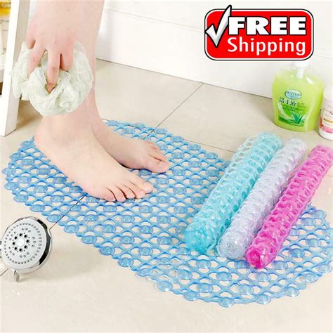 Great savings & free delivery / collection on many items. Bathroom Pad Mat Safety Pvc With Suction Cup Anti-skid ...