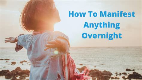 How do we manifest anything overnight harnessing the power of sound frequency? How to manifest anything overnight (Proven Tips Inside ...