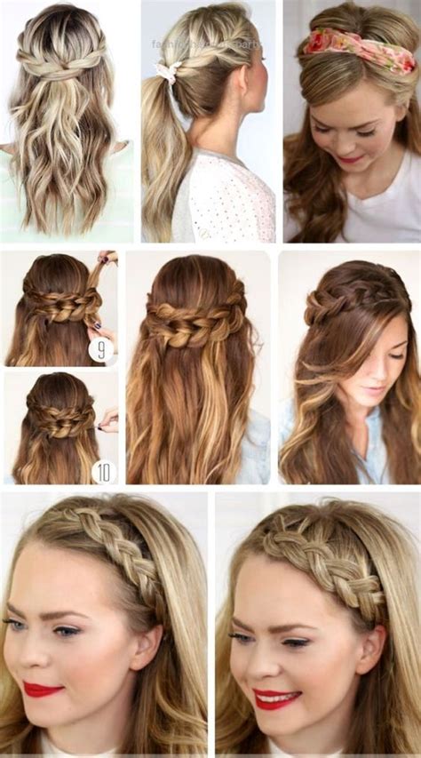 Ponytail hairstyle tutorial for styling long hair before going to a party. 24 Easy Step by Step Hair Tutorials - Bafbouf | Party ...