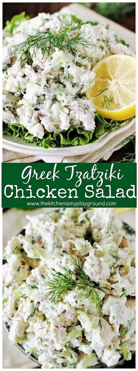 Serve this grilled chicken with a few mediterranean sides and salads Delicious Greek-style chicken salad made with classic ...