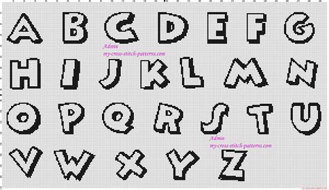 Please double check the dimensions below to make sure this is what you need. Cross stitch alphabet uppercase Disney Mickey Mouse font ...