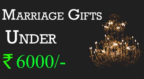 Wedding is the time when the family and friends collects on a large scale for the two most important persons who are going to tie the knot with each other. Top 10 Marriage Gifts For Friends Budget Rs 6000 - Wedding ...