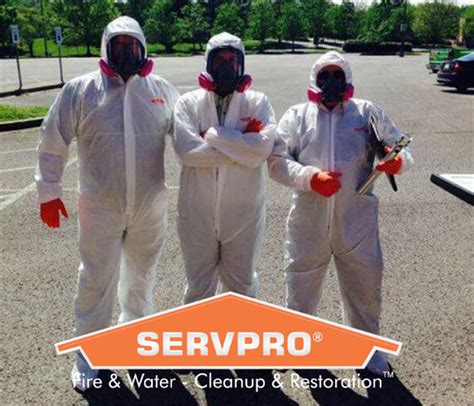 The dangers of ignoring your dryer vent cleaning. SERVPRO workers in full ppe