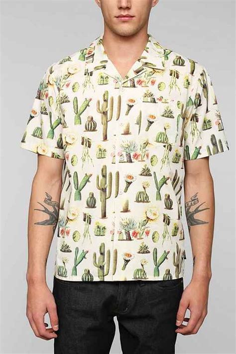 Far afield mod button down short sleeve shirt. Brixton Vern Cactus Button-Down Shirt | Shirts, Button ...