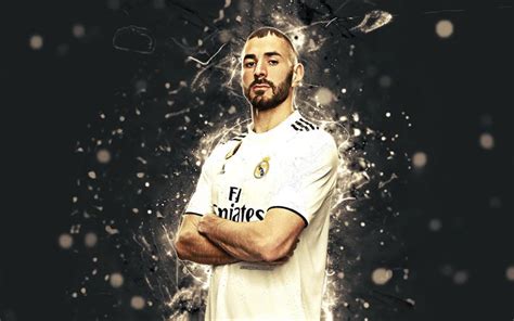 High quality hd pictures wallpapers. Download wallpapers Karim Benzema, 4k, season 2018-2019 ...