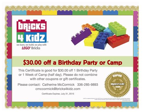 Please fill in at least one and click the search button. There is A Lot to Build On at Bricks 4 Kidz® | Triad Moms ...