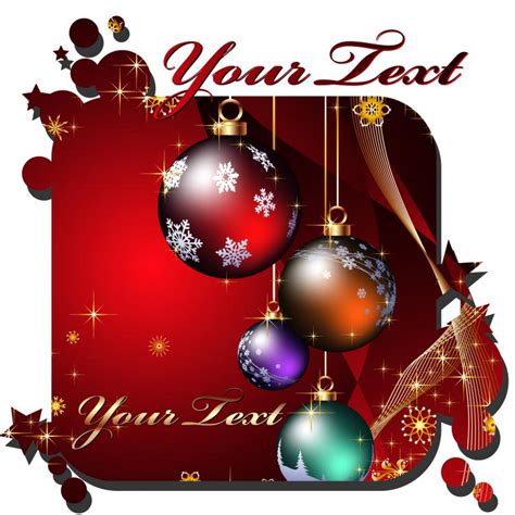 Vector tagged as background, balls, blue, card, card vector Beautiful christmas cards (25162) Free EPS Download / 4 Vector