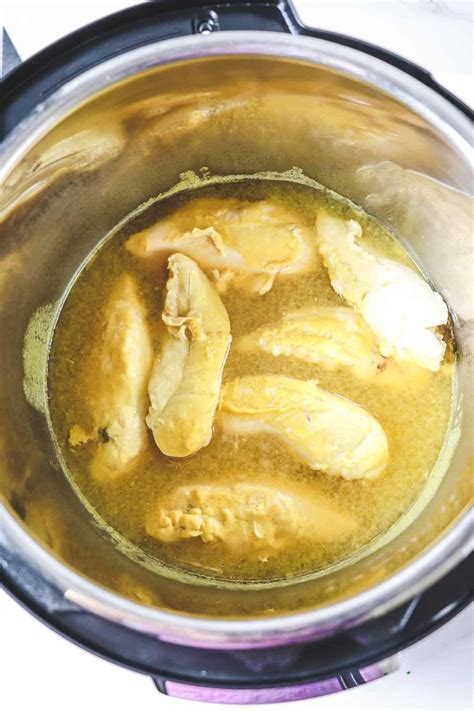 Use a wooden spoon to. Instant Pot Frozen Chicken - The Complete Guide! - Skinny Comfort