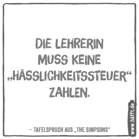 Zaubere den kleinen mit unserem code kids2021 ein lächeln ins gesicht. Die 8 coolsten Tafelsprüche aus "Die Simpsons" · Häfft.de