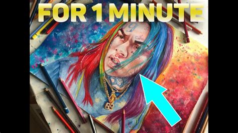 Y s 5 i p o t i n i s o 3 r e d 7 l d g. DRAWING 6ix9ine | TEKASHI FOR 1 MINUTE - YouTube