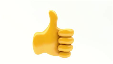 Copy and paste thumbs up emoji for iphone, android and get html codes. 3D model EMOJI HAND THUMBS UP ICON VR / AR / low-poly MAX ...