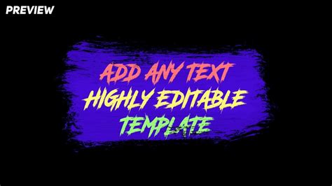 We make it easy to have the best after effects video. Brush Stroke Animation After Effects Template + Tutorial ...