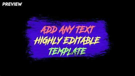 Energetic visual effects in after effects templates. Brush Stroke Animation After Effects Template + Tutorial ...