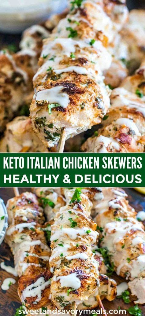 This is one of the best features of this app. Keto Italian Chicken Skewers | Recipe (With images) | Keto ...