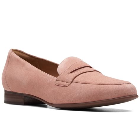 Clarks leather wide (c, d, w) solid shoes for women | ebay. Clarks Un Blush Go Womens Wide Fit Penny Loafers | Charles ...