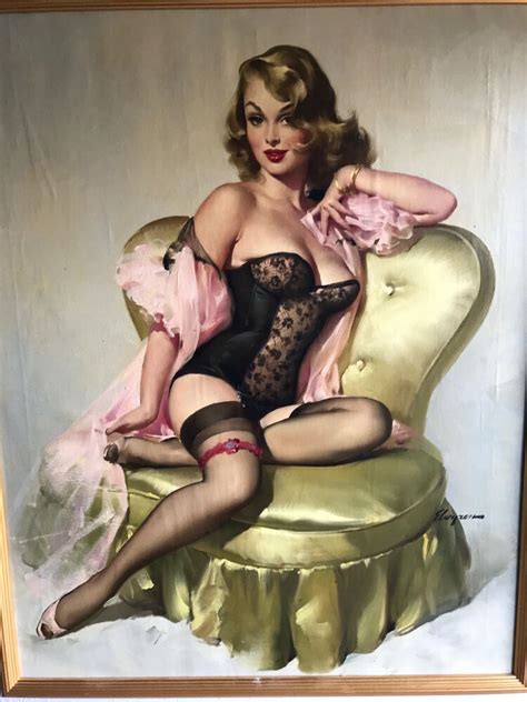 See more ideas about vintage pin up, pin up art, pin up. Gil Elvgren LOLA ORIGINAL Vintage PAINTING Pin-Up ...