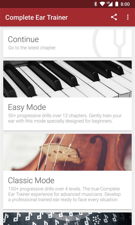 Multiple exercises will help musicians identify intervals and chords. Complete Ear Trainer - The ultimate ear training app for ...