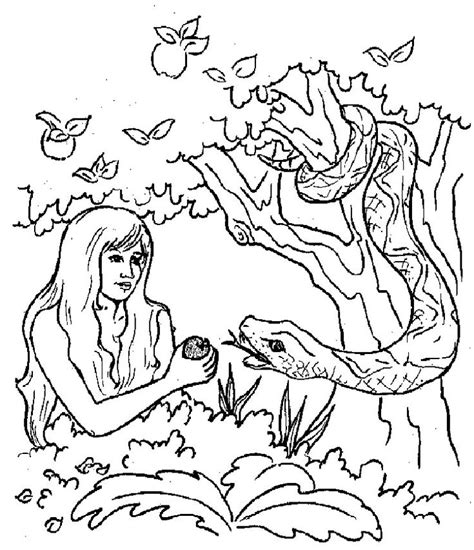 Download and print these adam and eve coloring pages for free. Adam and Eve Coloring Pages Printable - Free Coloring ...