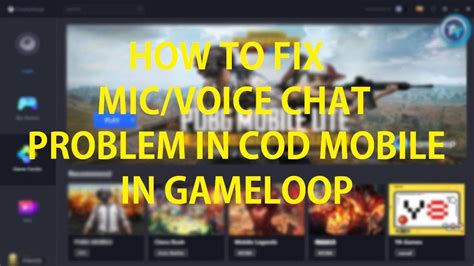 When i press the push to speak button it shows up in game, but no one can he. How To Fix Gameloop Mic Problem In COD | Gameloop Mic Not ...