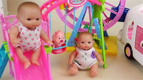 One day she is a baby that needs to be cared for, the next she is a friend and companion for great adventures both real and imaginary. Baby Doli play park and house toys baby doll play - YouTube