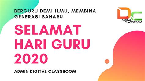 Terima kasih guruku, untuk tak pernah menyerah. SELAMAT HARI GURU 2020 - YouTube